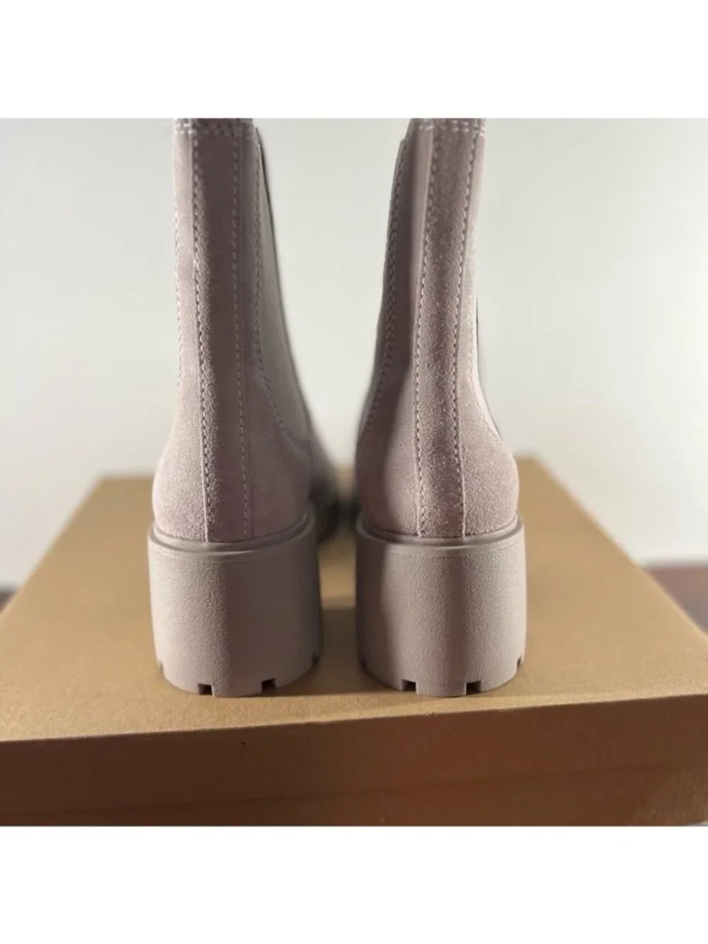 Listing for Steve Madden HAYLAN Grey Suede Boots (Size 9.5m AND 11m)